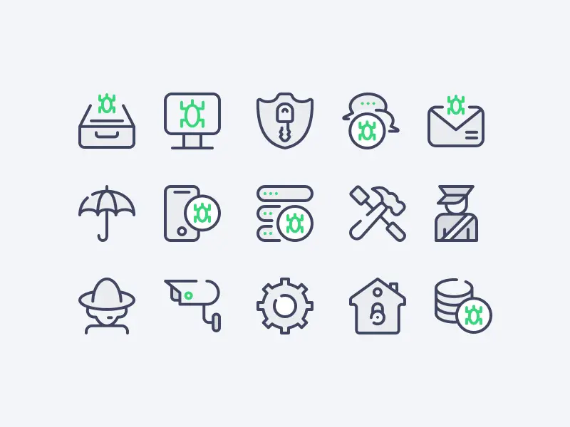 Cyber Security Icons Vol.2