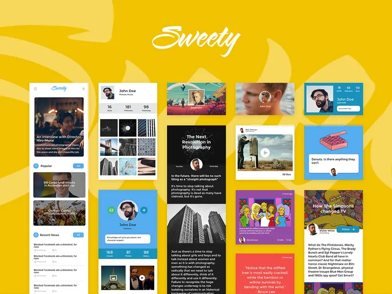 Sweety iOS UI Kit