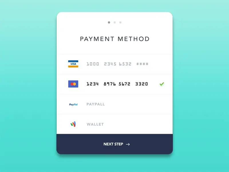 Payment Method Widget