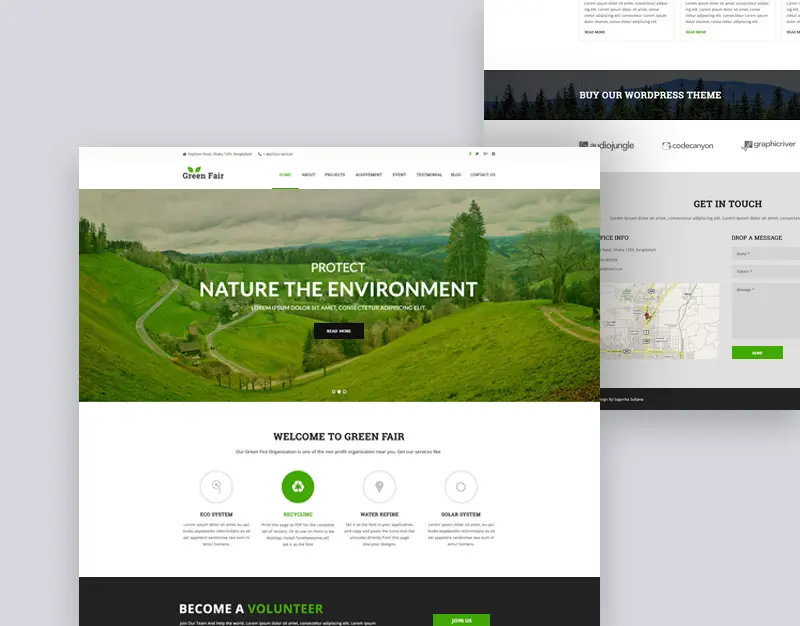 Green Fair Eco Natural Template