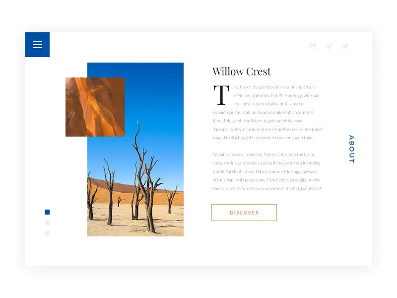 Minimalistic Article Template