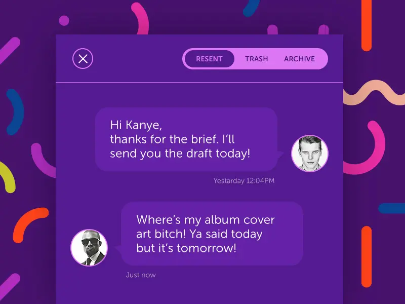 Chat View UI