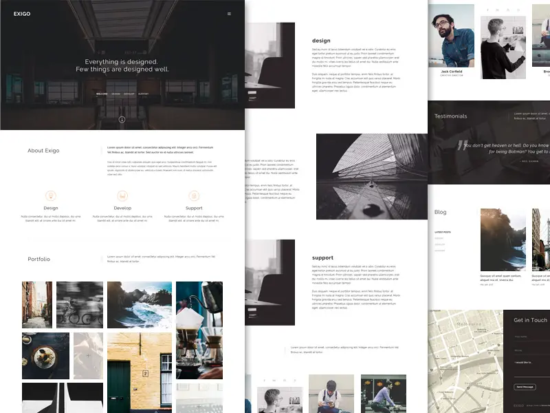 Exigo Website Template