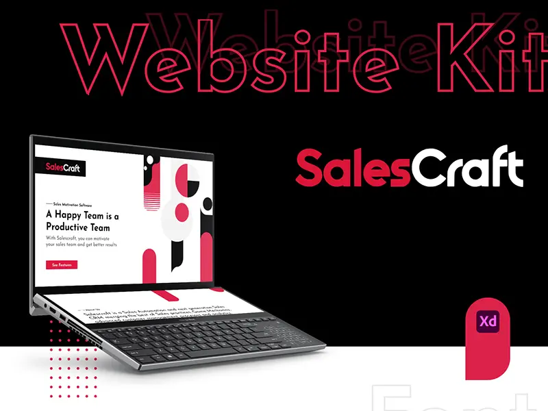 Adobe Xd Website Kit SalesCraft