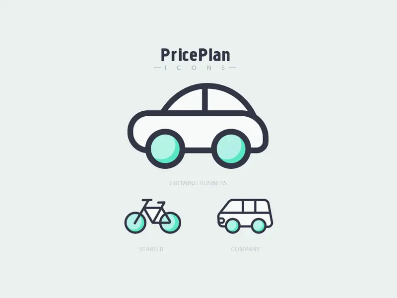 Pricing Plans Icons