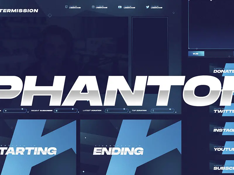 Stream Overlay Package Phantom