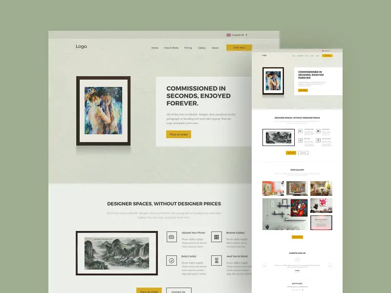 Artist Store Template