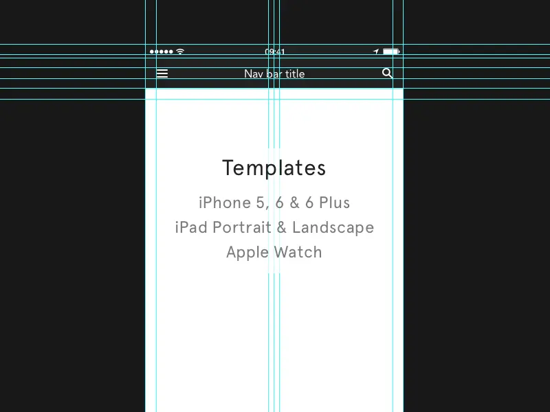 iPhone iPad Watch Templates