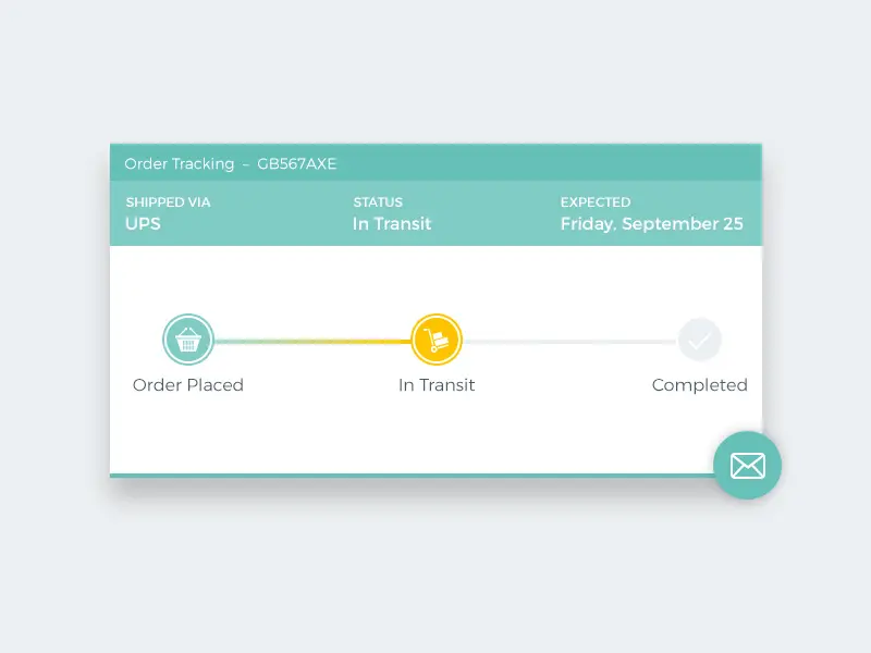 Order Tracking Widget