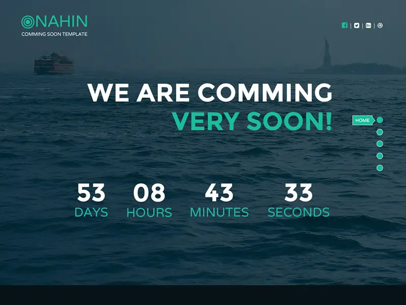 NAHIN Coming Soon Page