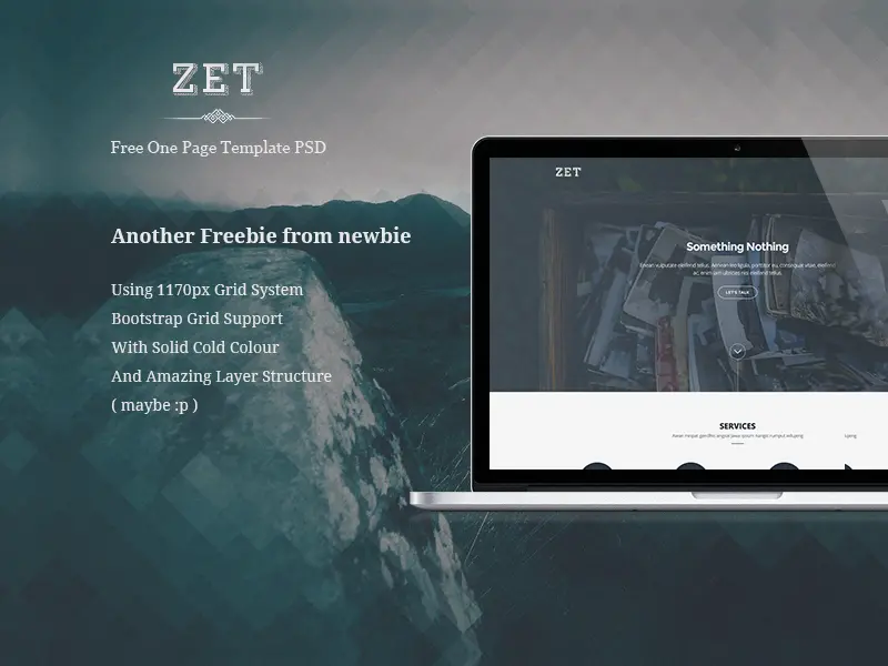 Zet One Page Template