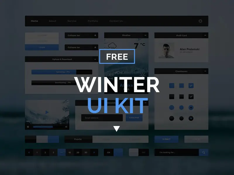 Winter UI Kit