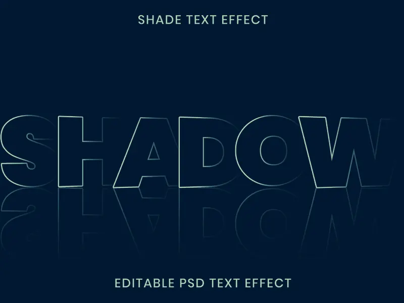 Text Effect Shadow