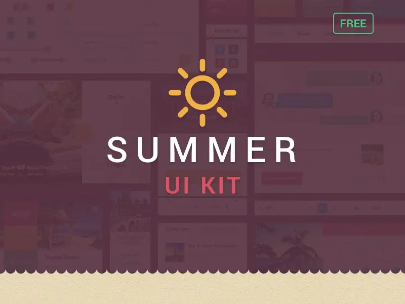 Summer UI Kit Free