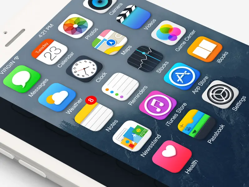 iOS 8 Icons