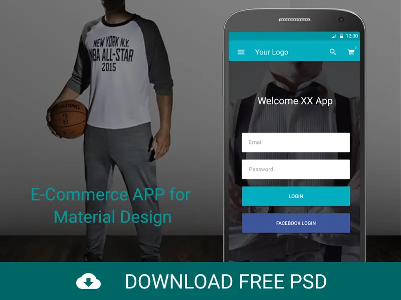 E Commerce APP For Material Design