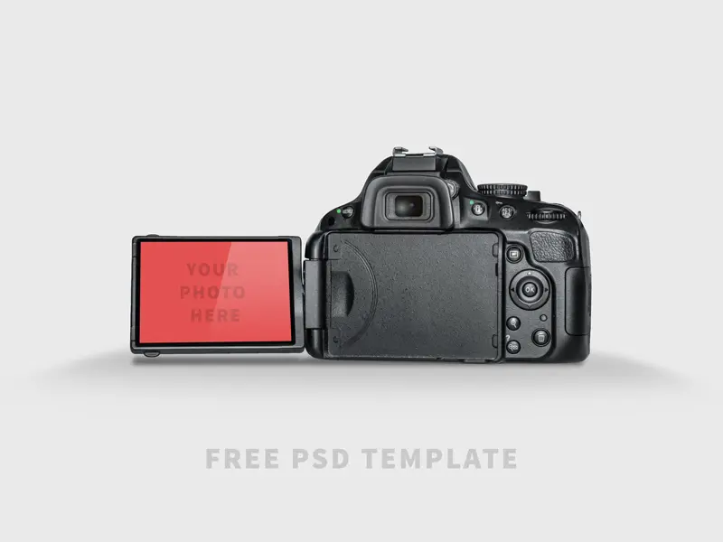 DSLR Mockup Template