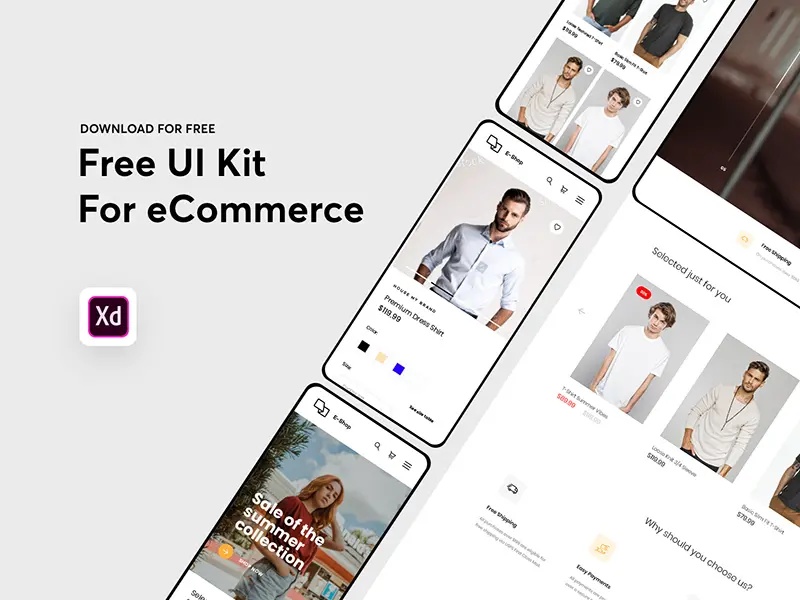 Adobe Xd eCommerce UI Kit