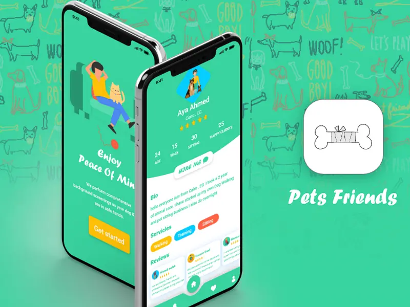 Pets Friends App Ui Ux Design