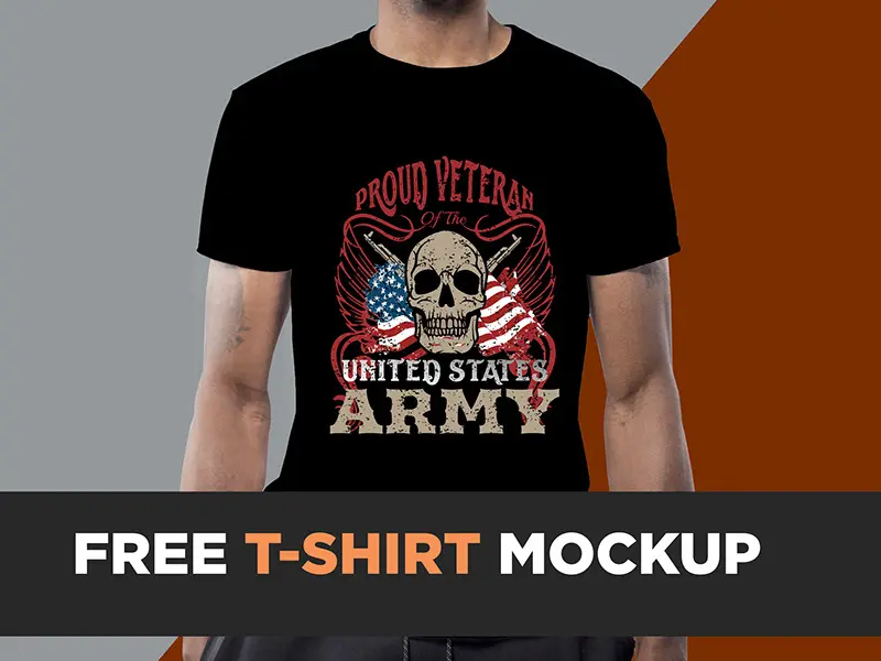 US Army T shirt Mockup
