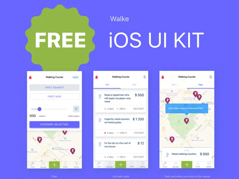 iOS UI Kit Walke.