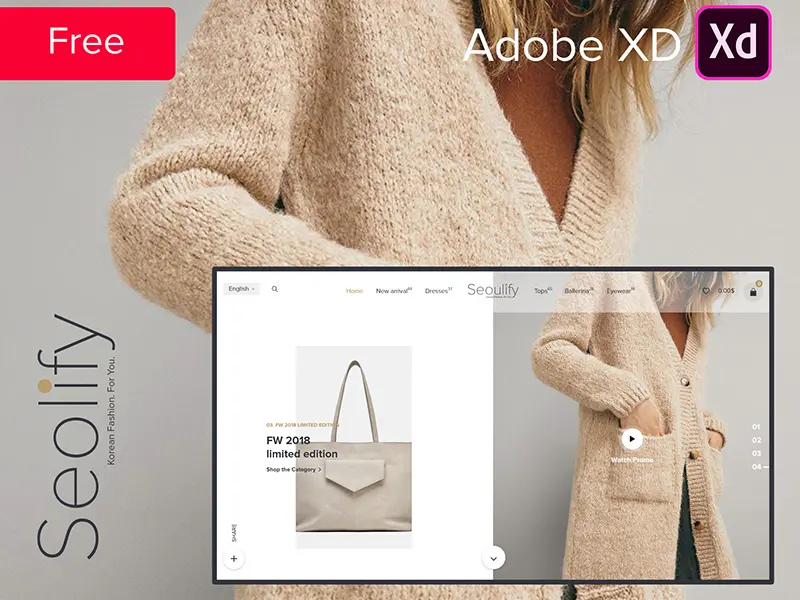 Fashion Store Website Template Seoulify
