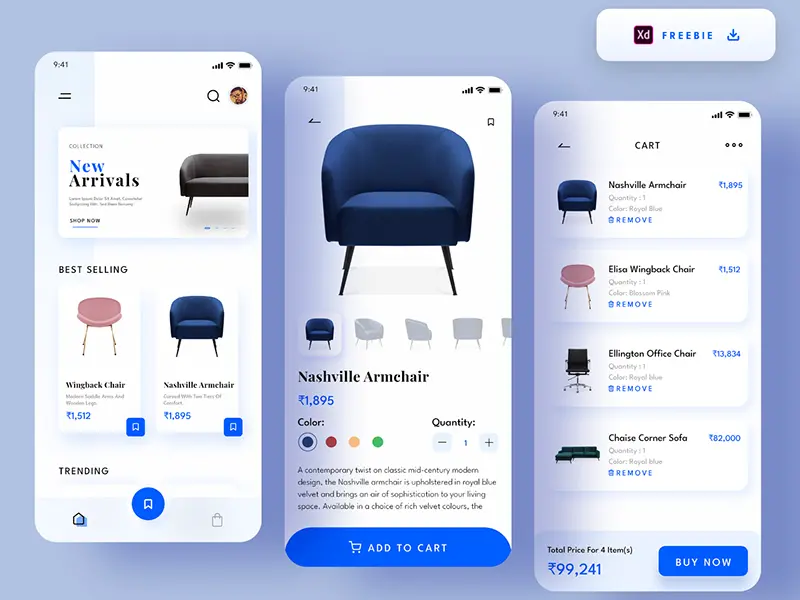 Furniture Ecommerce App Design