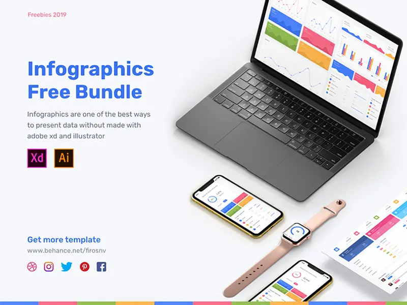 Adobe Xd Infographics Bundle