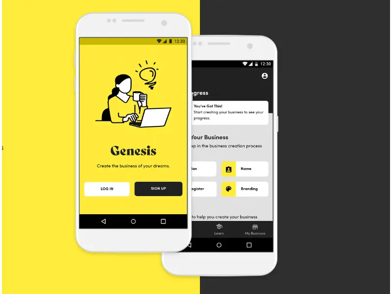 Genesis The Business Creation App Template