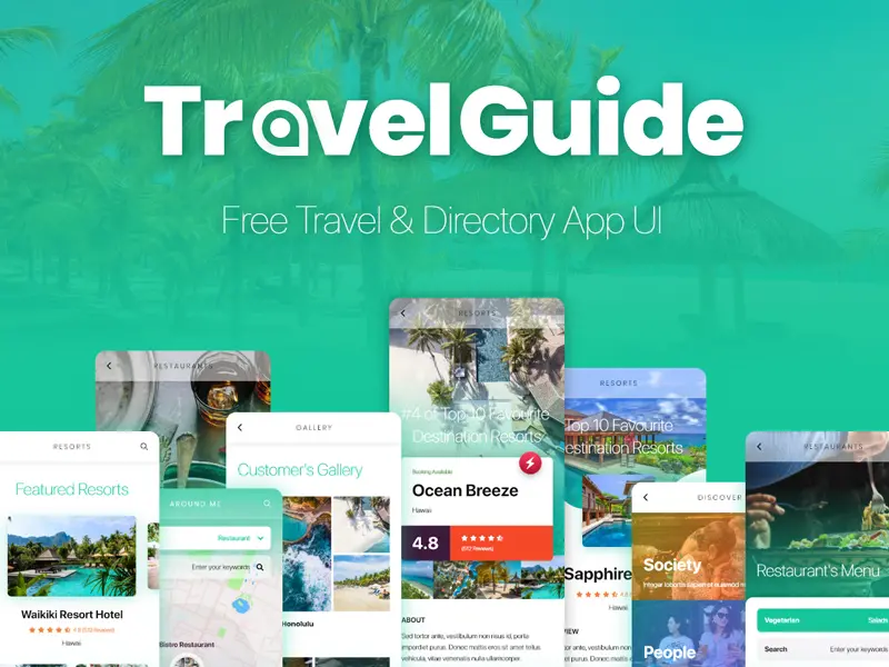 Travel Directory App UI TravelGuide
