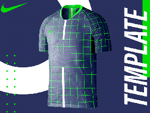 Nike Aeroswift T-Shirt Mockup Template<