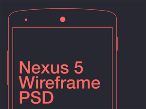 Nexus 5 Wireframe