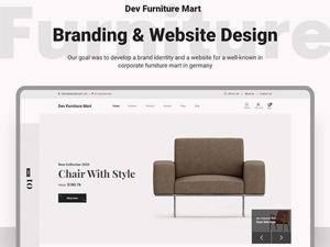 Dev Furniture eCommerce Website Template<
