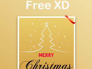 Christmas Card Templates for Xd