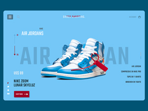 Nike Shoe Store E-commerce Platform Template