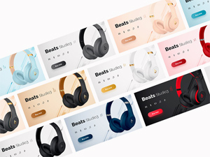 Headphones Website Banners