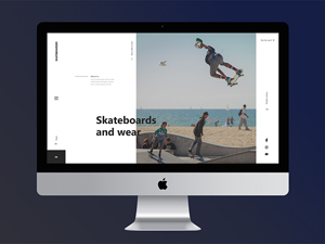 Skateboarder - Free Xd UI Kit