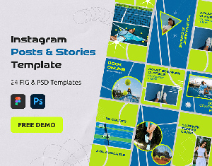 Instagram Posts & Stories Template