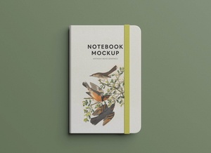 Bullet Journal Notebook Title Mockup