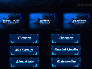 Twitch Banner Template<