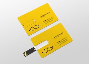 USB Business Card Mockup