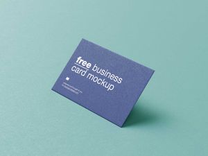 Textured Business Card Mockup Set