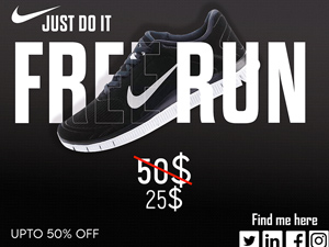 Nike Run Shoe Design<