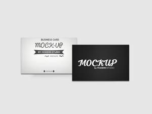 Three Business Card Mockups