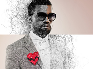 Kanye West - Sketch Lines