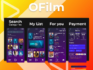 OFilm Project UI For Xd