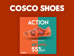 Cosco Shoes Social Media Post Template<