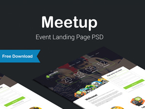 Meetup - Event Landing Page