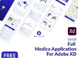 Adobe XD Medical Application | Medica