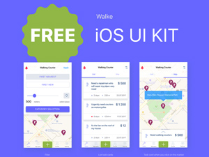 iOS UI Kit | Walke.<